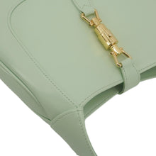 Load image into Gallery viewer, GUCCI Jackie 1961 Small Leather Hobo Bag Sage Mint 636709
