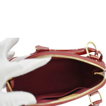 Load image into Gallery viewer, LOUIS VUITTON Alma BB Monogram Vernis Satchel Bag Red
