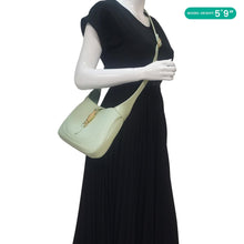 Load image into Gallery viewer, GUCCI Jackie 1961 Small Leather Hobo Bag Sage Mint 636709

