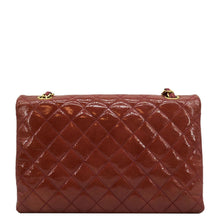 Load image into Gallery viewer, CHANEL 3 Pocket Accordion Flap Small Patent Leather Shoulder Bag Red
