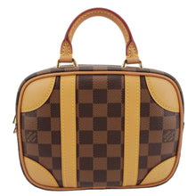 Load image into Gallery viewer, LOUIS VUITTON Valisette Souple BB Damier Ebene Shoulder Bag Brown
