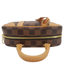 Load image into Gallery viewer, LOUIS VUITTON Valisette Souple BB Damier Ebene Shoulder Bag Brown
