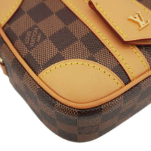 Load image into Gallery viewer, LOUIS VUITTON Valisette Souple BB Damier Ebene Shoulder Bag Brown

