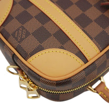 Load image into Gallery viewer, LOUIS VUITTON Valisette Souple BB Damier Ebene Shoulder Bag Brown
