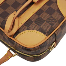 Load image into Gallery viewer, LOUIS VUITTON Valisette Souple BB Damier Ebene Shoulder Bag Brown
