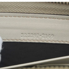 Load image into Gallery viewer, GUCCI GG Canvas Zippy Wallet White 323397
