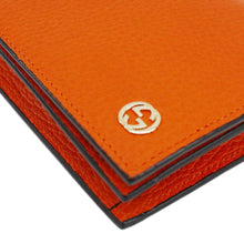 Load image into Gallery viewer, GUCCI Betty Medium Marmont Leather Wallet On Chain Orange 466506
