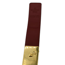 Load image into Gallery viewer, Valentino V Logo Chain Leather Belt in Red color - Stamp
