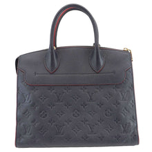 Load image into Gallery viewer, LOUIS VUITTON Pont Neuf MM Empreinte Leather Satchel Bag Marine Rouge
