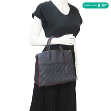 Load image into Gallery viewer, LOUIS VUITTON Pont Neuf MM Empreinte Leather Satchel Bag Marine Rouge
