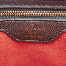 Load image into Gallery viewer, LOUIS VUITTON Triana Damier Ebene Satchel Bag Brown
