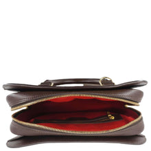 Load image into Gallery viewer, LOUIS VUITTON Triana Damier Ebene Satchel Bag Brown
