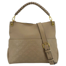 Load image into Gallery viewer, LOUIS VUITTON Maida Monogram Empreinte Leather Hobo Shoulder Bag Dune
