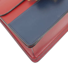 Load image into Gallery viewer, GUCCI Queen Margaret Bee Blind For Love Leather Shoulder Bag Multicolor 476541
