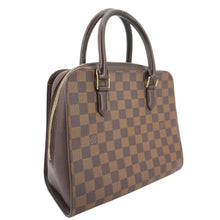 Load image into Gallery viewer, LOUIS VUITTON Triana Damier Ebene Satchel Bag Brown
