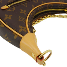 Load image into Gallery viewer, LOUIS VUITTON Loop Half Moon Monogram Canvas Shoulder Bag Brown
