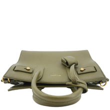 Load image into Gallery viewer, YVES SAINT LAURENT Sac De Jour Leather Shoulder Bag Olive Green
