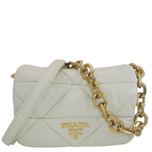 Load image into Gallery viewer, PRADA Patchwork System Small Nappa Leather Shoulder Bag White
