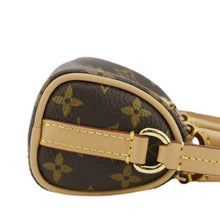 Load image into Gallery viewer, LOUIS VUITTON Speedy Charm Monogram Canvas Satchel Bag Brown
