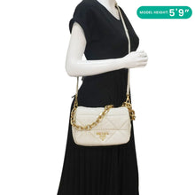 Load image into Gallery viewer, PRADA Patchwork System Small Nappa Leather Shoulder Bag White
