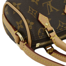 Load image into Gallery viewer, LOUIS VUITTON Speedy Charm Monogram Canvas Satchel Bag Brown
