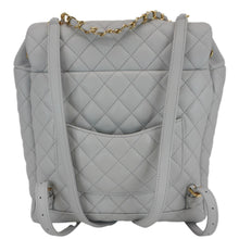 Load image into Gallery viewer, CHANEL Urban Spirit Quilted Leather Backpack Bag Smokey Grey
