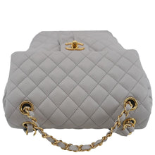 Load image into Gallery viewer, CHANEL Urban Spirit Quilted Leather Backpack Bag Smokey Grey
