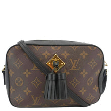 Load image into Gallery viewer, LOUIS VUITTON Saintonge Monogram Canvas Shoulder Bag Black
