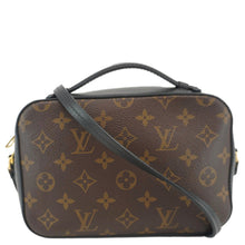 Load image into Gallery viewer, LOUIS VUITTON Saintonge Monogram Canvas Shoulder Bag Black
