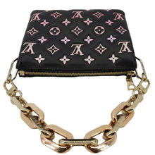 Load image into Gallery viewer, LOUIS VUITTON Coussin BB Monogram Embossed Leather Shoulder Bag Black
