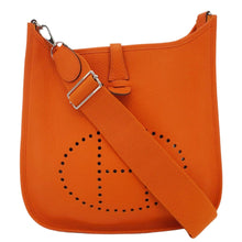 Load image into Gallery viewer, HERMES Evelyne III 29 Taurillon Leather Crossbody Bag Orange
