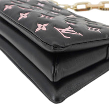 Load image into Gallery viewer, LOUIS VUITTON Coussin BB Monogram Embossed Leather Shoulder Bag Black
