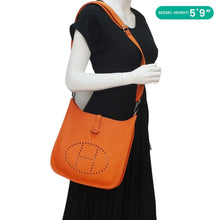 Load image into Gallery viewer, HERMES Evelyne III 29 Taurillon Leather Crossbody Bag Orange
