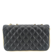 Load image into Gallery viewer, CHANEL CC Chic Double Flap Quilted Leather Shoulder Bag Black

