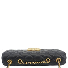 Load image into Gallery viewer, CHANEL CC Chic Double Flap Quilted Leather Shoulder Bag Black
