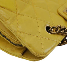 Load image into Gallery viewer, CHANEL Reissue Glazed Quilted Leather Tote Shoulder Bag Yellow
