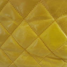 Load image into Gallery viewer, CHANEL Reissue Glazed Quilted Leather Tote Shoulder Bag Yellow
