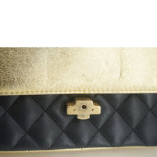 Load image into Gallery viewer, CHANEL CC Chic Double Flap Quilted Leather Shoulder Bag Black
