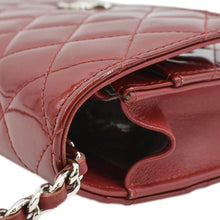 Load image into Gallery viewer, CHANEL Brilliant WOC Quilted Patent Leather Crossbody Wallet Red
