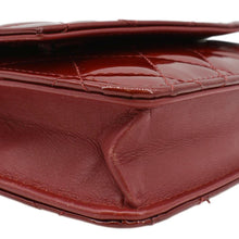 Load image into Gallery viewer, CHANEL Brilliant WOC Quilted Patent Leather Crossbody Wallet Red
