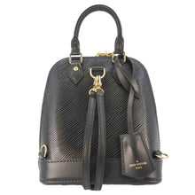 Load image into Gallery viewer, LOUIS VUITTON Alma Epi Leather Backpack Black
