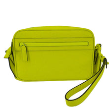 Load image into Gallery viewer, GUCCI GG Small Rubber Effect Leather Crossbody Bag Neon Yellow 771293
