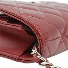 Load image into Gallery viewer, CHANEL Brilliant WOC Quilted Patent Leather Crossbody Wallet Red
