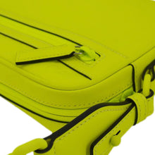 Load image into Gallery viewer, GUCCI GG Small Rubber Effect Leather Crossbody Bag Neon Yellow 771293
