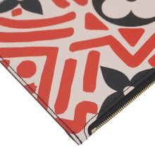 Load image into Gallery viewer, LOUIS VUITTON Neverfull Crafty Giant Monogram Canvas Wristlet Pouch Red
