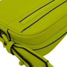 Load image into Gallery viewer, GUCCI GG Small Rubber Effect Leather Crossbody Bag Neon Yellow 771293
