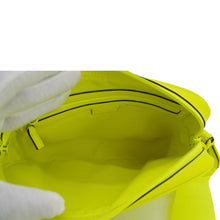 Load image into Gallery viewer, GUCCI GG Small Rubber Effect Leather Crossbody Bag Neon Yellow 771293
