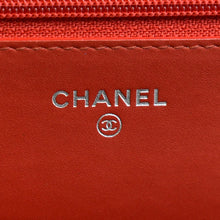 Load image into Gallery viewer, CHANEL Timeless WOC Caviar Leather Wallet on Chain Shoulder Bag Red
