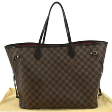 Load image into Gallery viewer, LOUIS VUITTON Neverfull GM Damier Ebene Tote Shoulder Bag Brown
