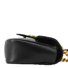 Load image into Gallery viewer, GUCCI GG Marmont Mini Leather Shoulder Bag Black 446744
